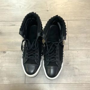 Mens Jimmy Choo High /Mid Top Sneakers Size 13 Authentic. Must See